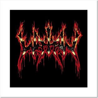 Watain Fire Logo Posters and Art